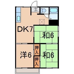 サクマハイツDの物件間取画像